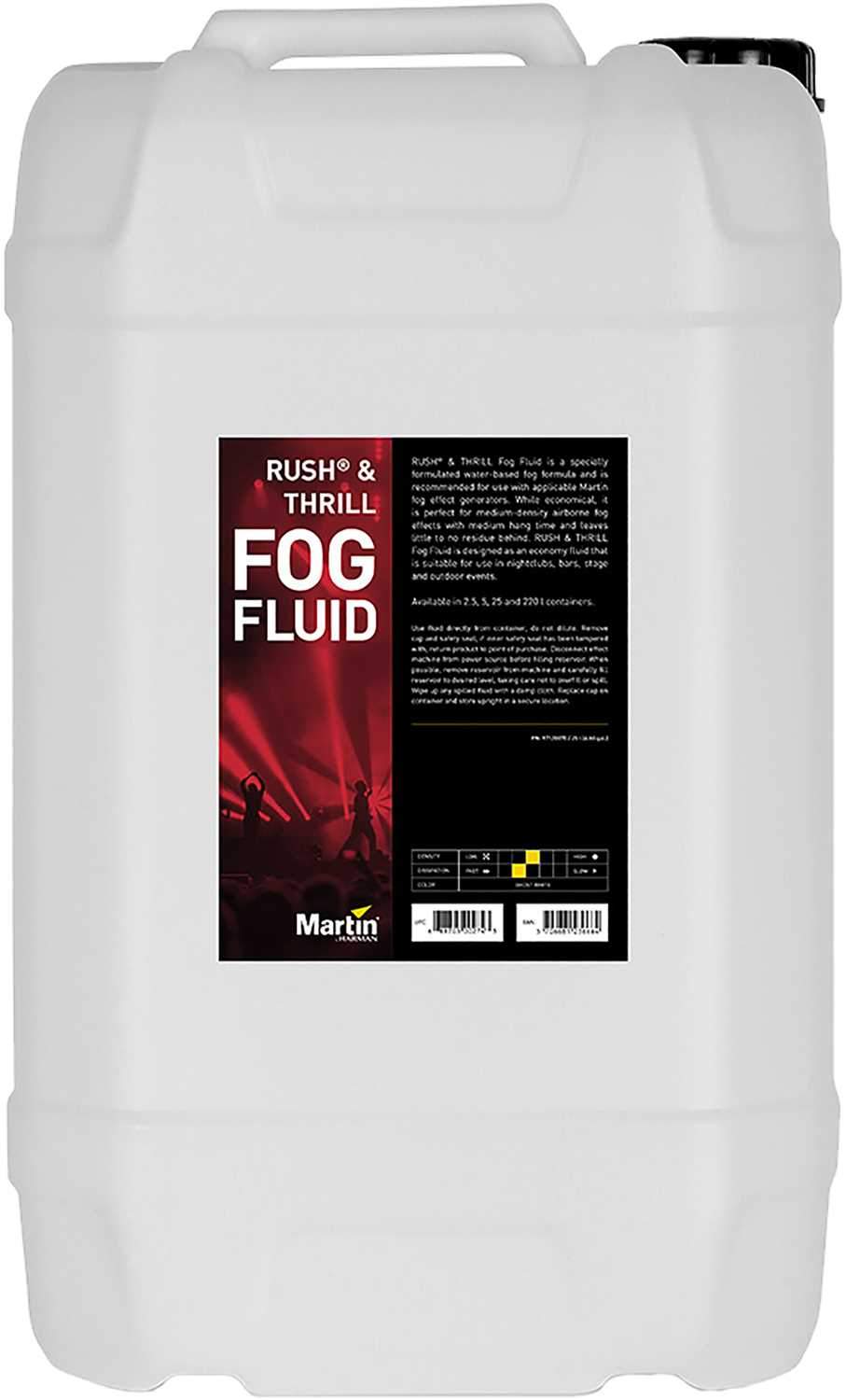 Martin RUSH and THRILL Fog Fluid 25L - ProSound and Stage Lighting