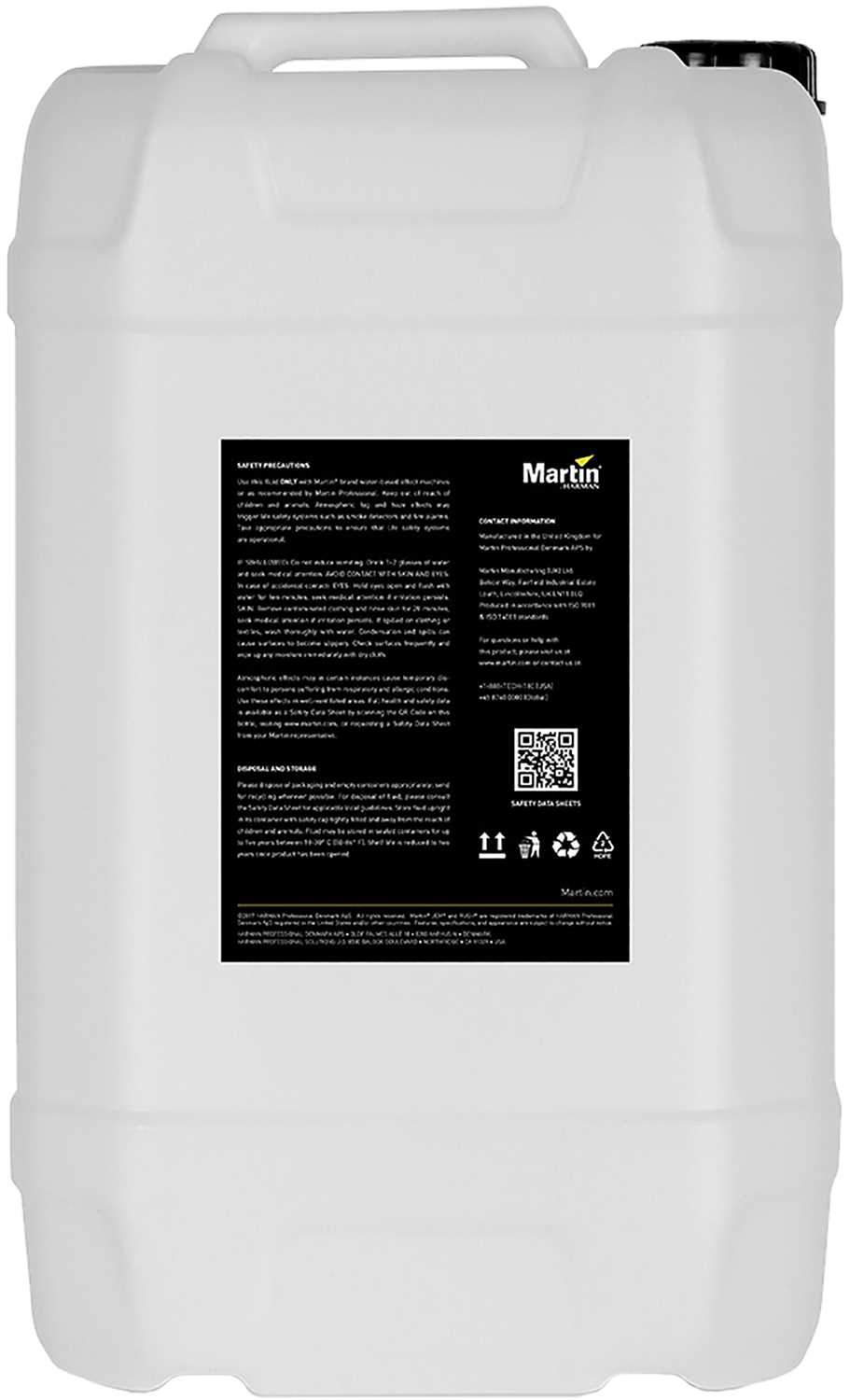 Martin RUSH and THRILL Fog Fluid 25L - ProSound and Stage Lighting