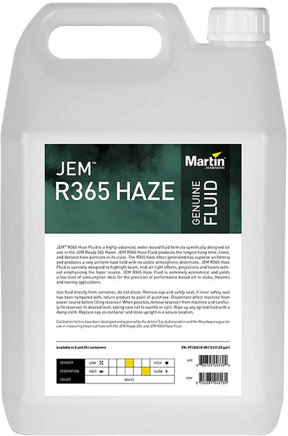 Martin JEM R365 Haze Fluid 5L - ProSound and Stage Lighting