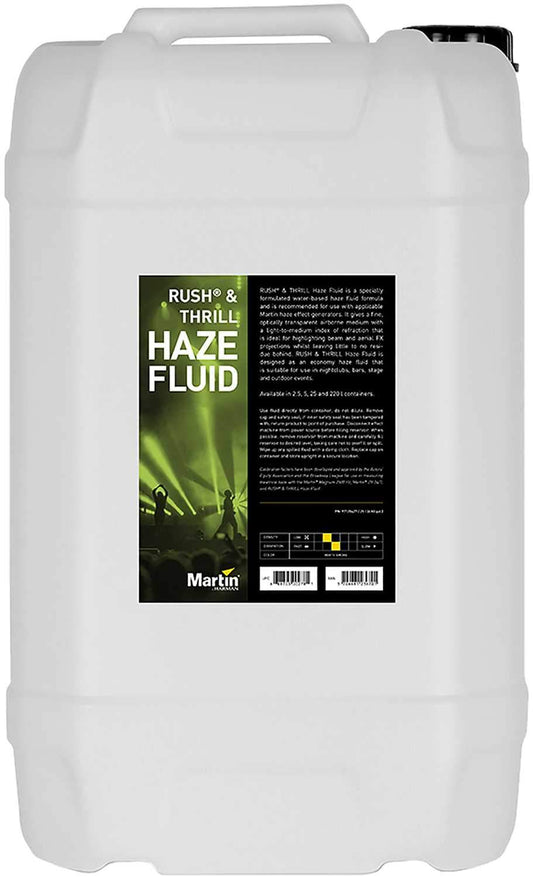 Martin RUSH and THRILL Haze Fluid 25L - ProSound and Stage Lighting