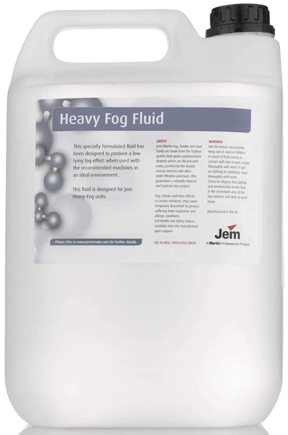 Martin Jem Heavy Fog Fluid C3 Mix 5 L (1.32 Gal) - ProSound and Stage Lighting