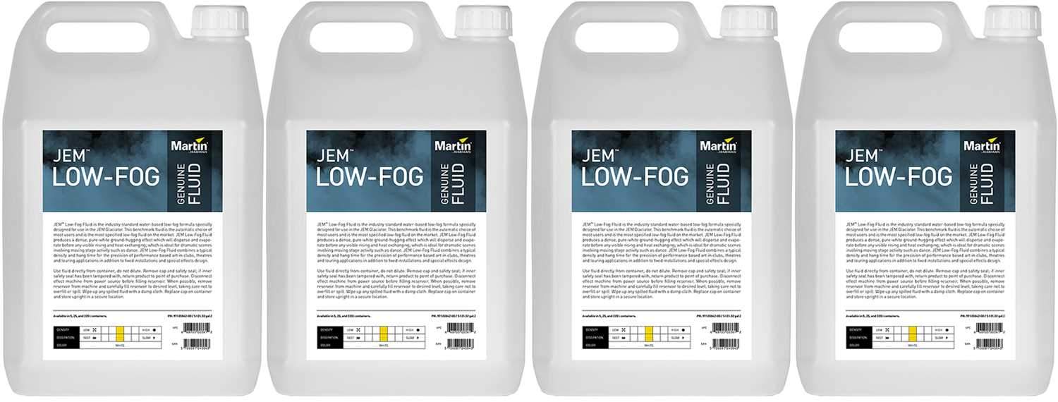 Martin JEM Low-Fog Fluid 4x5L - ProSound and Stage Lighting