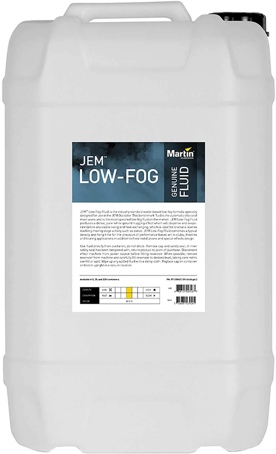 Martin JEM Low-Fog Fluid 25L - ProSound and Stage Lighting