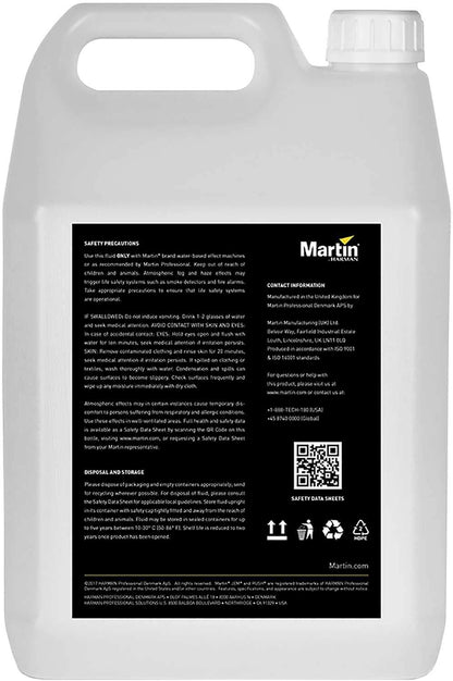 Martin JEM High Density Low-Fog Fluid 4x5L - ProSound and Stage Lighting