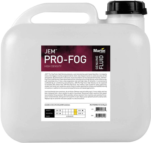 Martin JEM Pro-Fog Fluid High Density 9.5L - ProSound and Stage Lighting