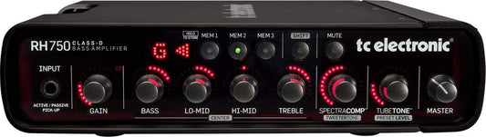 TC Electronic RH750 Compact 750 Watt Bass Amp - ProSound and Stage Lighting