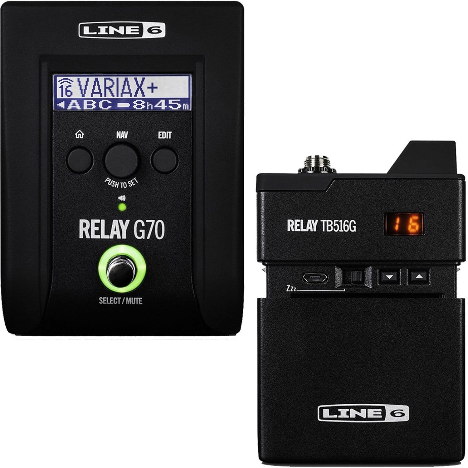Line 6 Relay G70 Digital Wireless Guitar System | Solotech