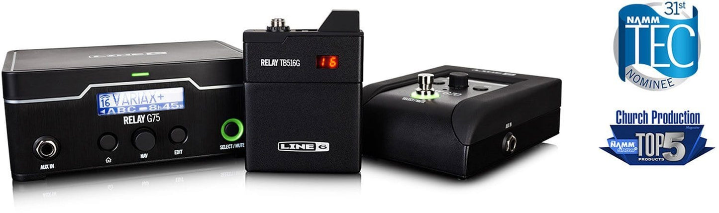 Line 6 Relay G75 Wireless Guitar System - Solotech