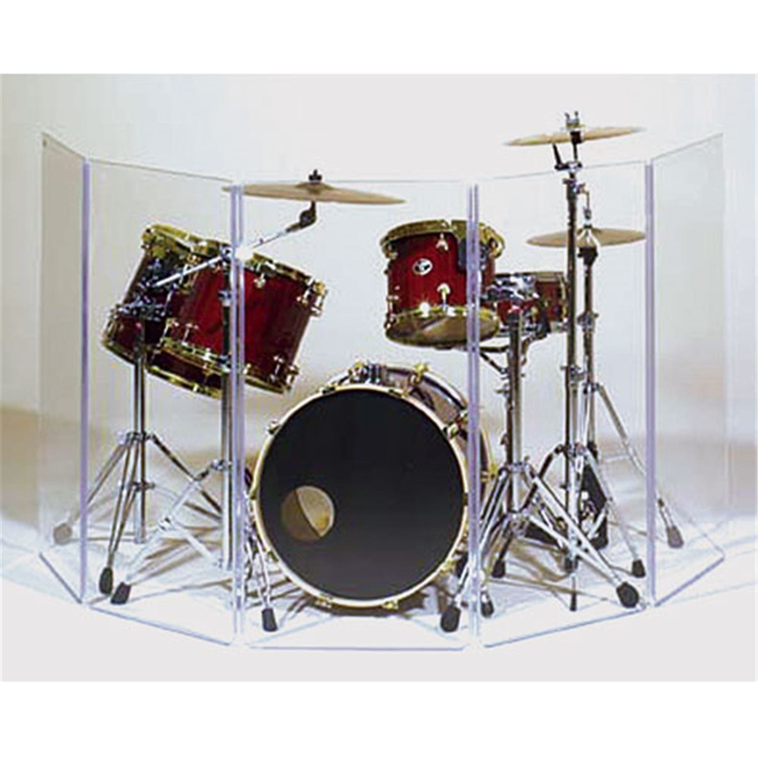 CLEARSONIC A4-5 - 4' High 5 Pc Drum Sheild - Solotech