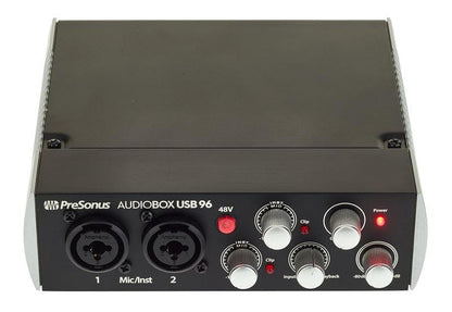 PreSonus AudioBox 96 2x2 USB Recording System (Black) - PSSL ProSound and Stage Lighting