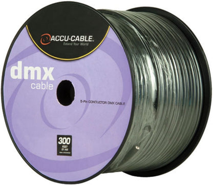 Accu-Cable 300Ft Spool Bulk DMX 5-Pin Cable - ProSound and Stage Lighting