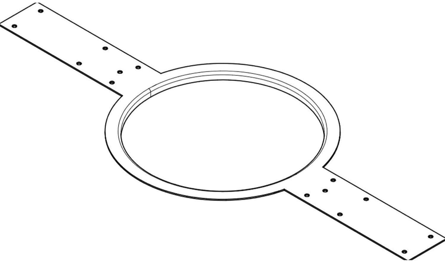 QSC AC-MR6 Mud Ring for AC-C6T 6-Pack - Solotech