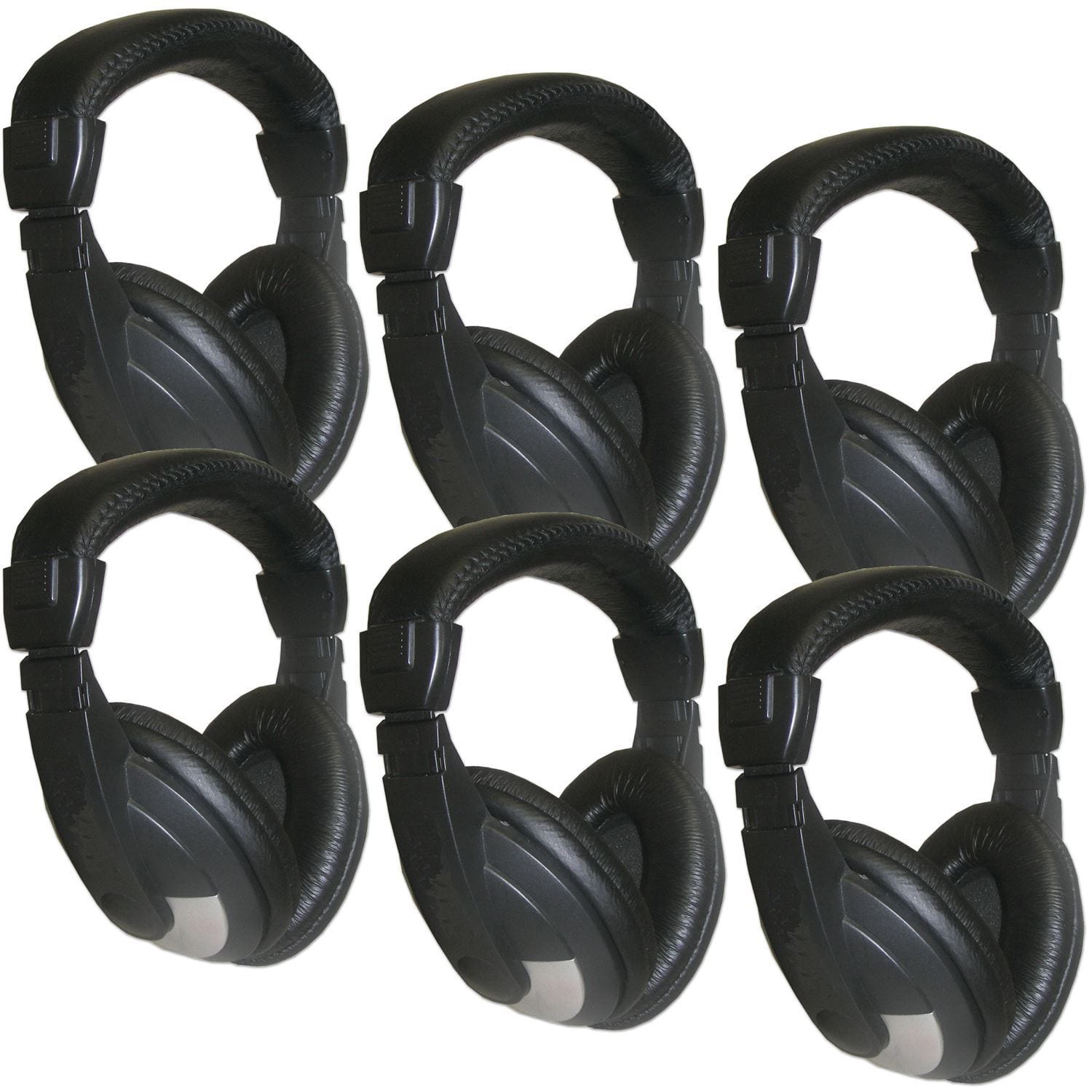 Super QH200 Pro Dj Or Studio Headphones 6 Pack - Solotech