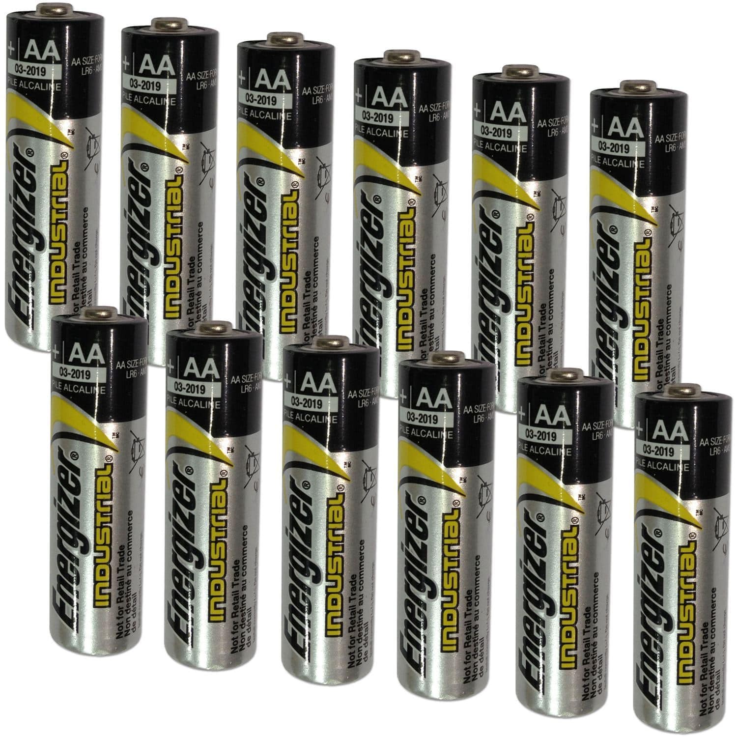 Pro Pack Eveready AA 1.5 V Battery 12 Pack - Solotech