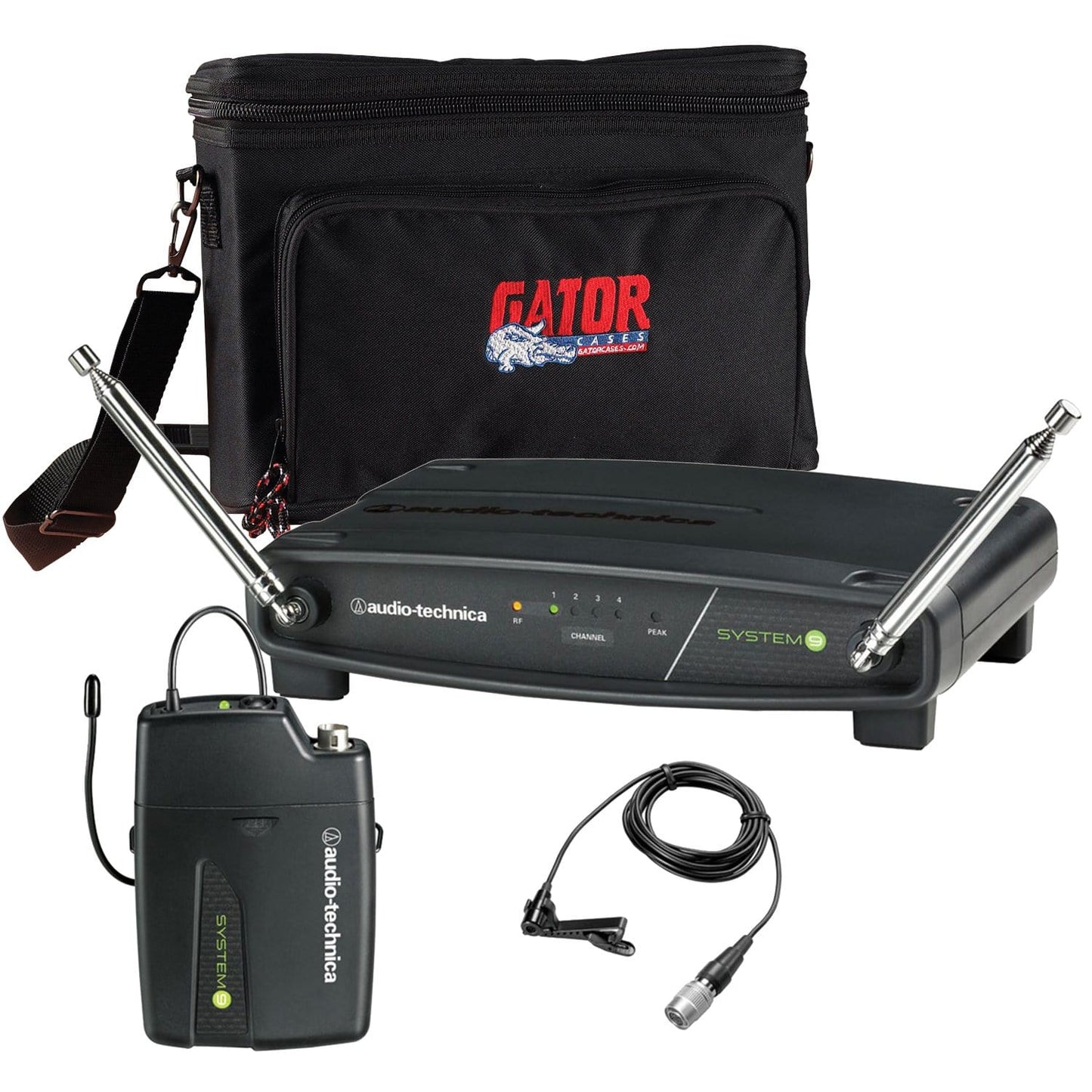 ATW901L Wireless Lavalier Mic Sys w Gator Bag - Solotech