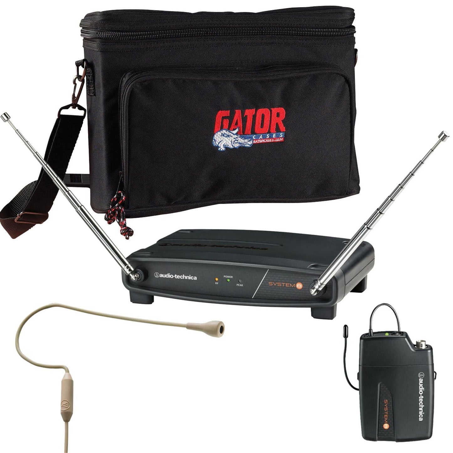 ATW801H92TH Wireless Headset Mic with Gator Bag - Solotech