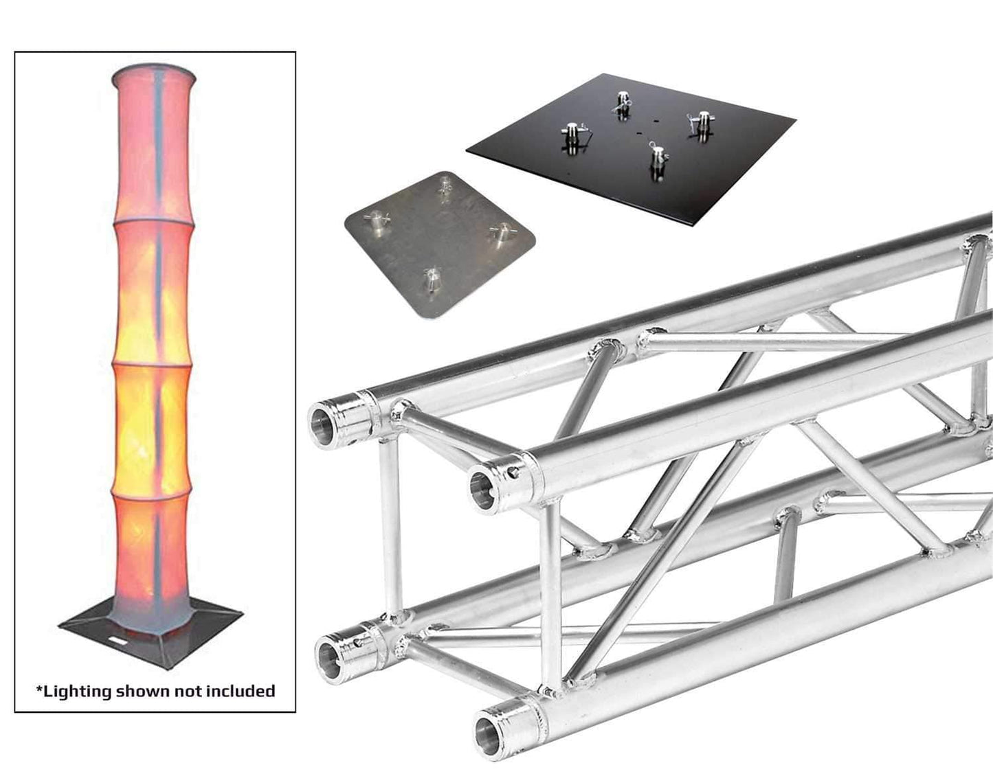 Global Truss 9.84Ft Totem & 18In Cylinder Cover - Solotech