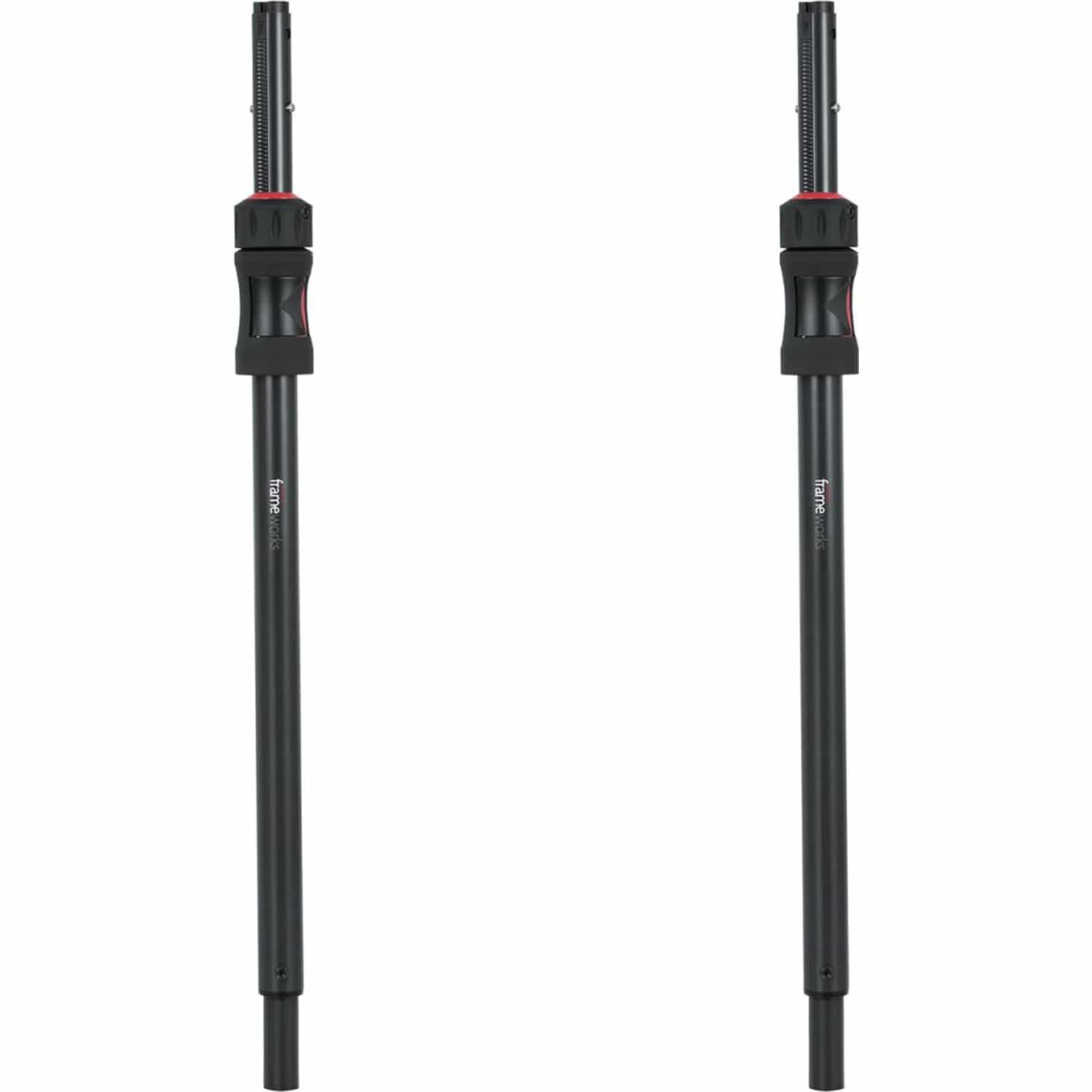 Gator Frameworks ID Series Subwoofer Speaker Pole Pair - ProSound and Stage Lighting