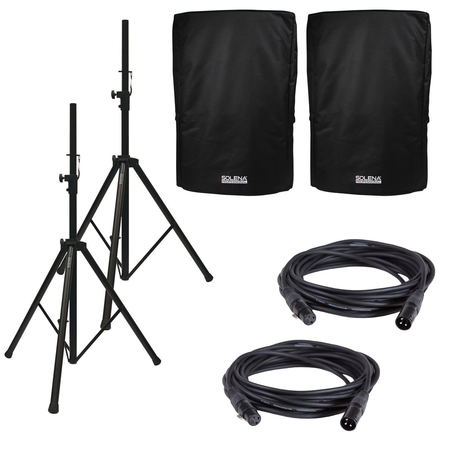 Solena Premium 15-Inch Speaker Accessory Pack - ProSound and Stage Lighting