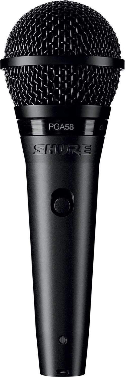 Shure PGA58-XLR Dynamic Vocal Mic 3-Pack with Stands - Solotech