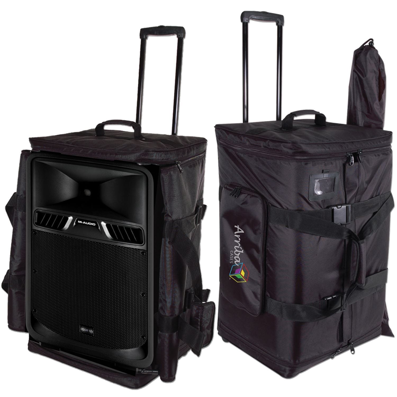 Rolling Speaker Bag With Wheels Twin Pack - Solotech