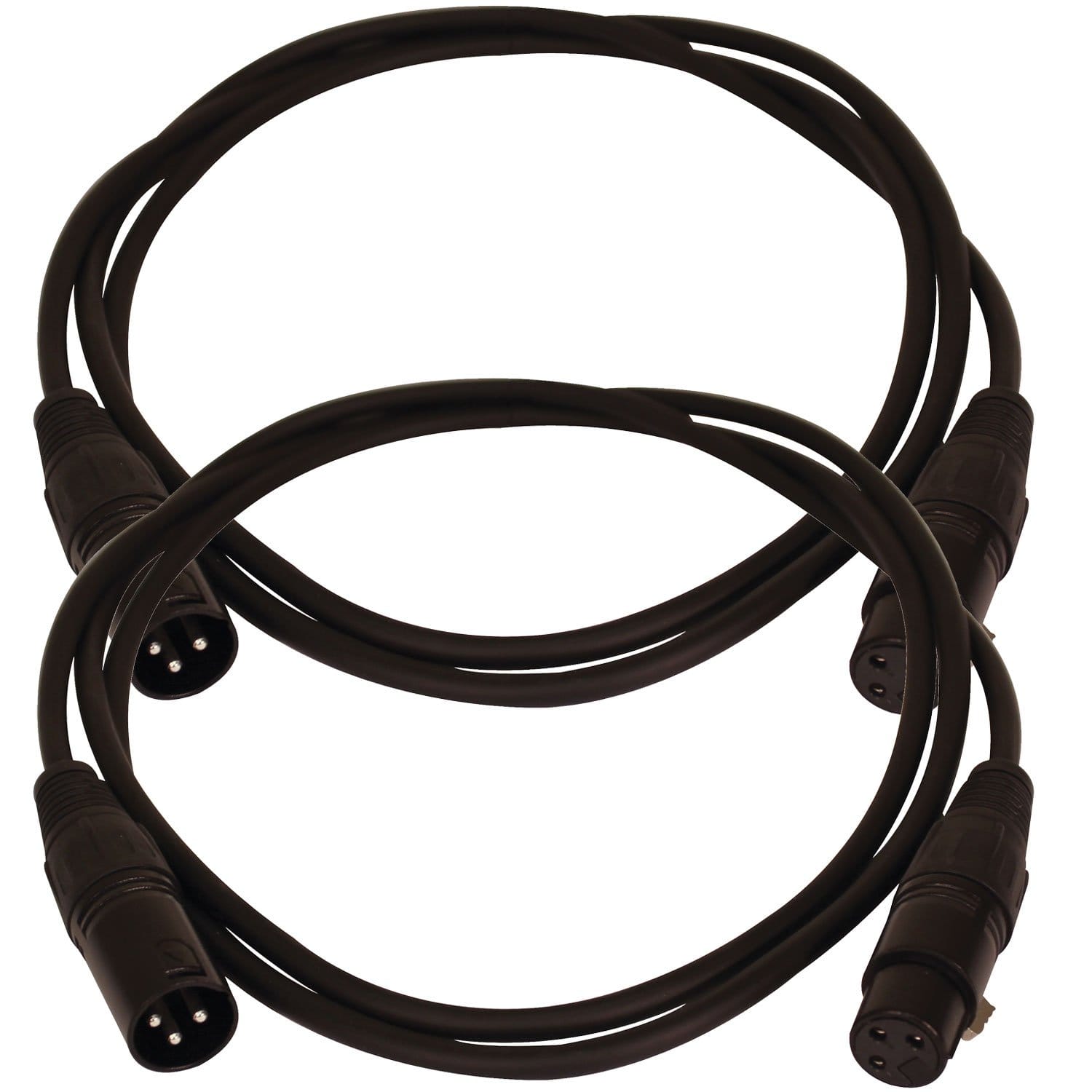 5ft XLR to XLR Microphone Cable Pair - ProSound and Stage Lighting