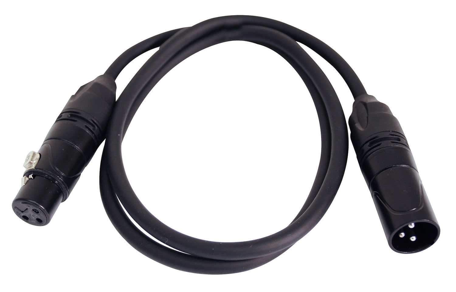 Solena Professional 3ft 3-Pin DMX Lighting Cable 10-Pack - Solotech