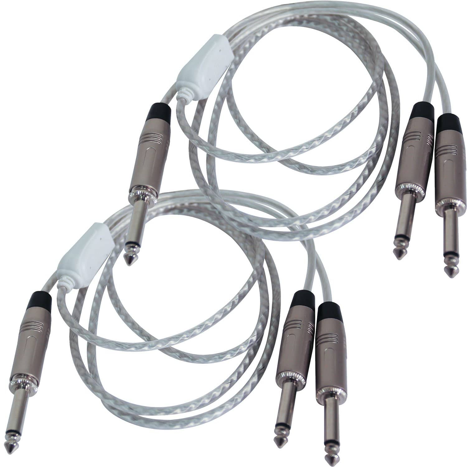 5ft Audio Cable 1/4" TS to Dual 1/4" TS Pair - PSSL ProSound and Stage Lighting