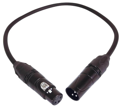 1.5ft 3-Pin DMX Lighting Cable Pair - ProSound and Stage Lighting