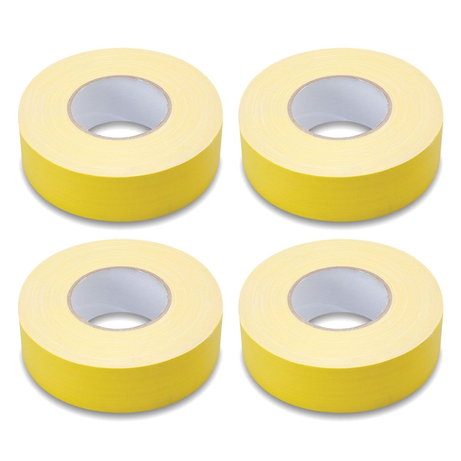 Hosa GFT-447YE Yellow Gaff Tape 2In x 60Yd 4-Pack - Solotech