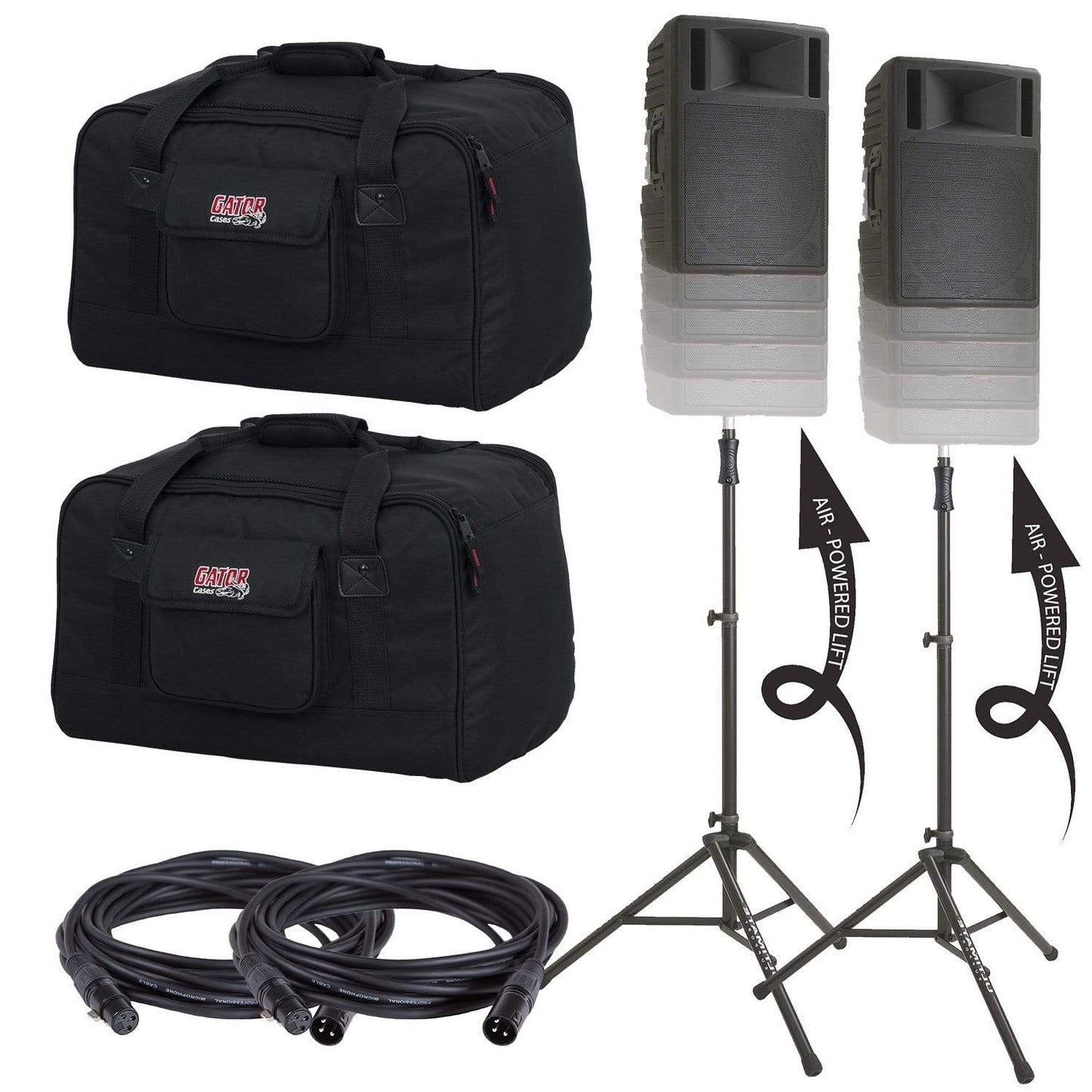 Ultimate 8-Inch Powered Speaker Accessory Pack - ProSound and Stage Lighting