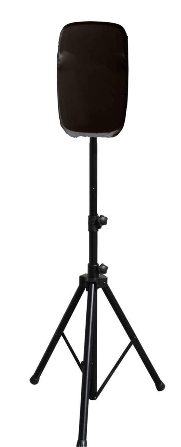 Gator Speaker Stands with 15" Speaker Stretch Covers Black - PSSL ProSound and Stage Lighting