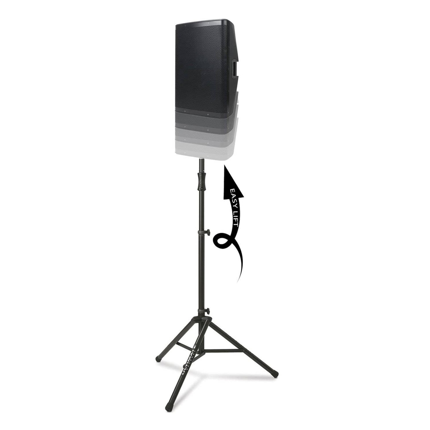 Ultimate TS-100 Stands with Complete Stretch Covers Set Black - ProSound and Stage Lighting