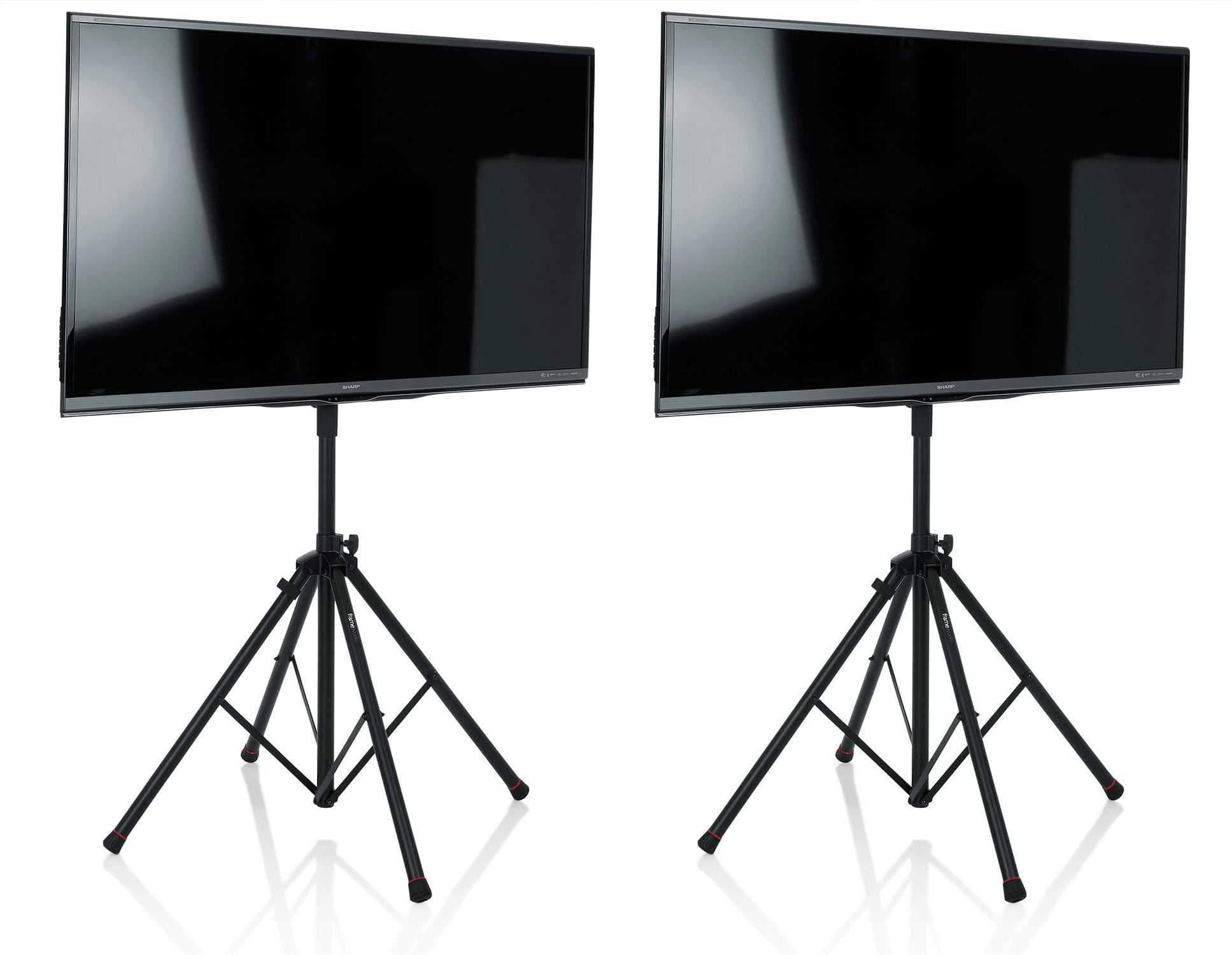 Gator GFW-AV-LCD-15 Frameworks Standard Quad Leg LCD/LED Stand 2-Pack - Solotech