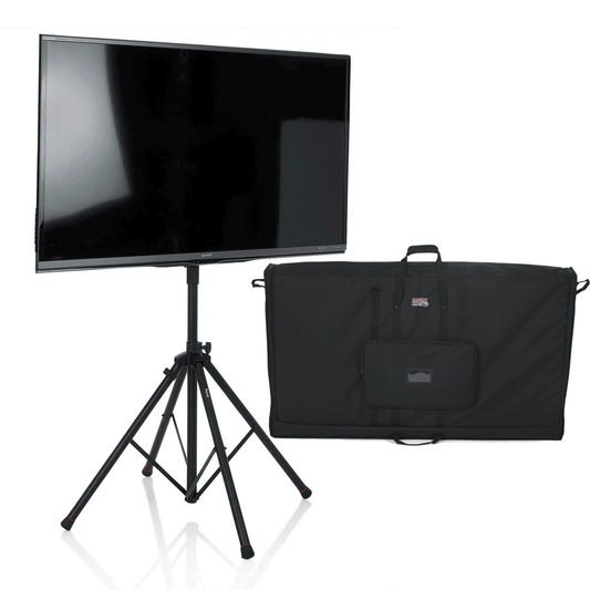 Gator GFW-AV-LCD-15 Quad Leg Stand with LCD Tote 60 Transport Bag - ProSound and Stage Lighting