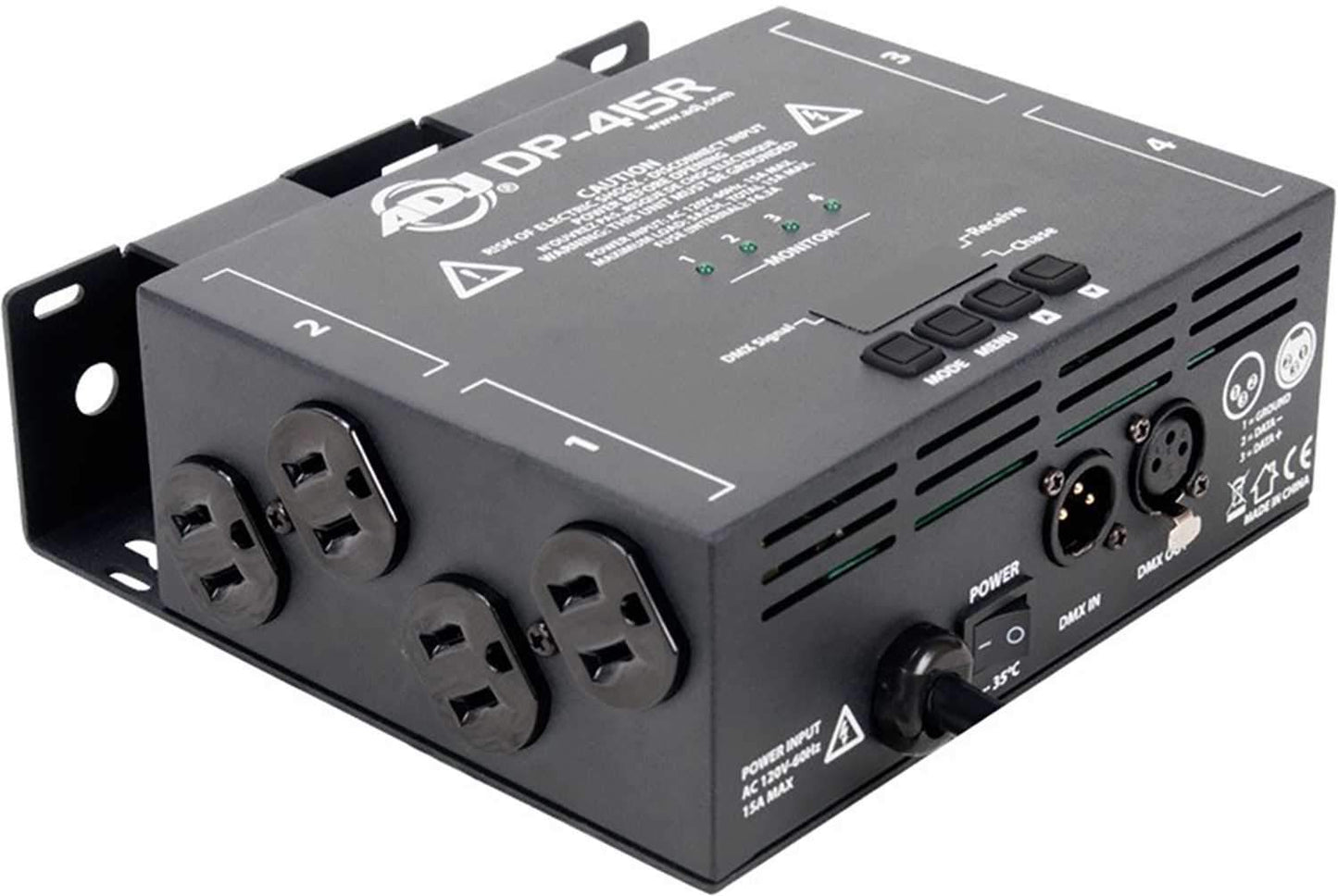 ADJ American DJ DP-415R 4-Ch Dimmer / Switcher with Accessories - ProSound and Stage Lighting