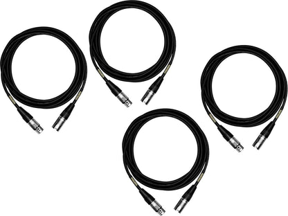 Mogami CorePlus 25Ft XLR to XLR Mic Cable 4Pk - Solotech