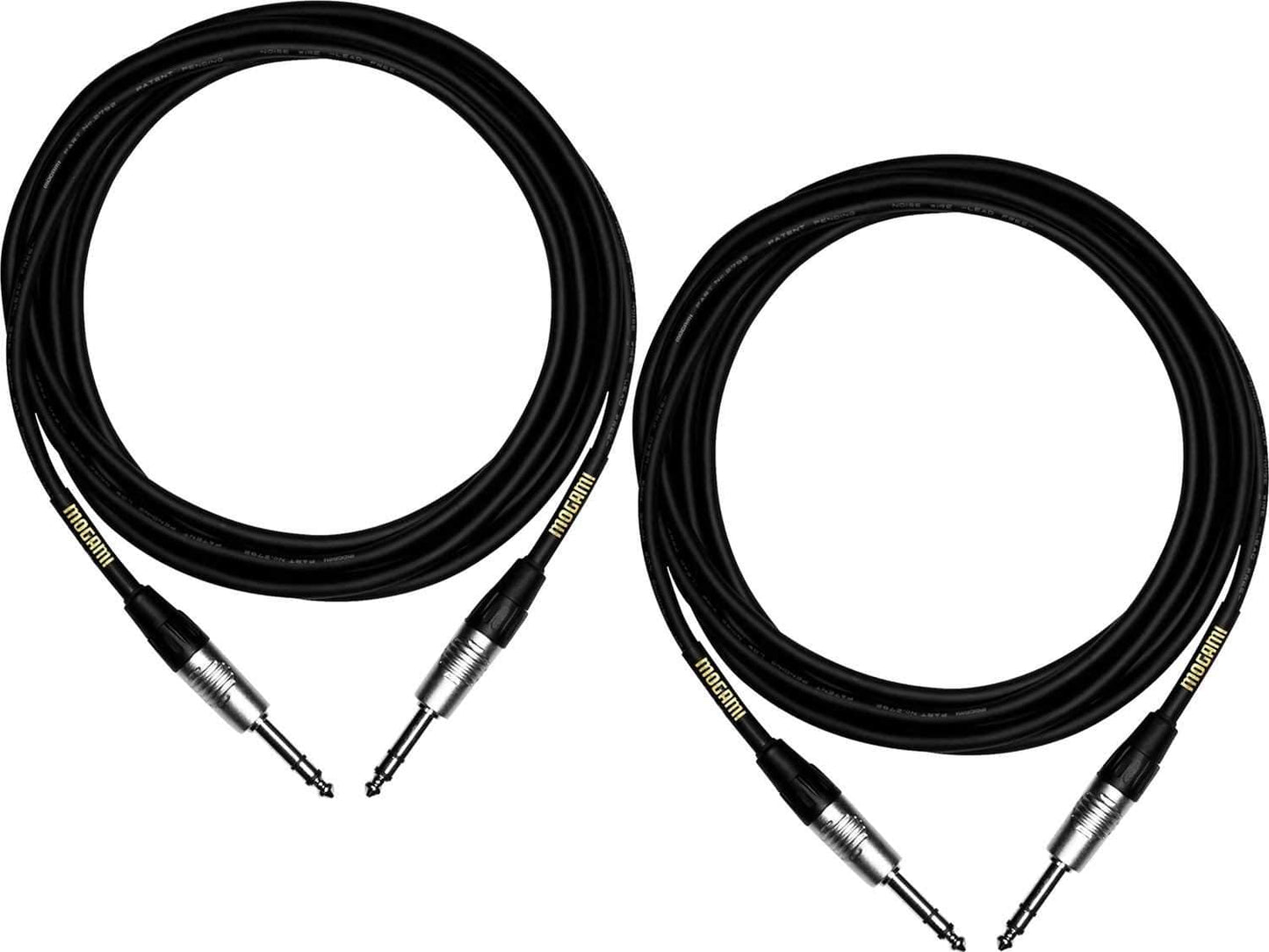 Mogami CorePlus 10Ft TRS to TRS Cable 2-Pack - ProSound and Stage Lighting