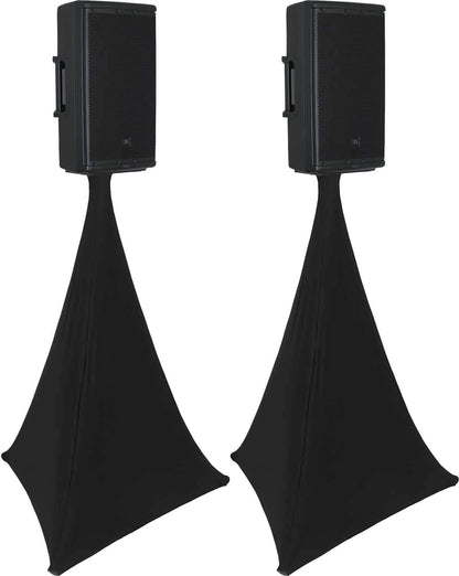 Gator GFW-TRIPODSCRIMB Frameworks Tripod 360 Stand Black Scrim Pair - ProSound and Stage Lighting