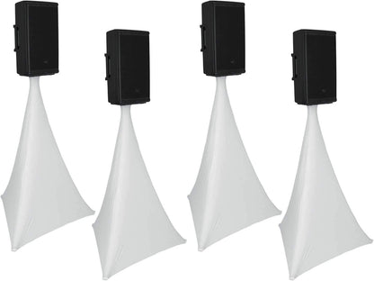 Gator GFW-TRIPODSCRIMW Frameworks Tripod 360 Stand White Scrim 4-Pack - ProSound and Stage Lighting