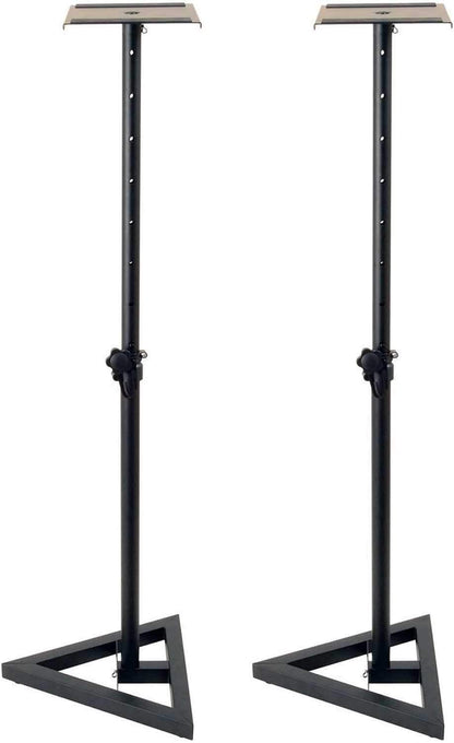 On-Stage Studio Monitor Stands with Small Platforms - ProSound and Stage Lighting