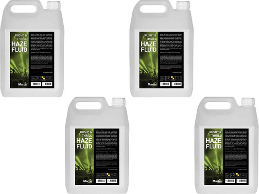 Martin RUSH & THRILL Haze Fluid 4x5L Pack - ProSound and Stage Lighting