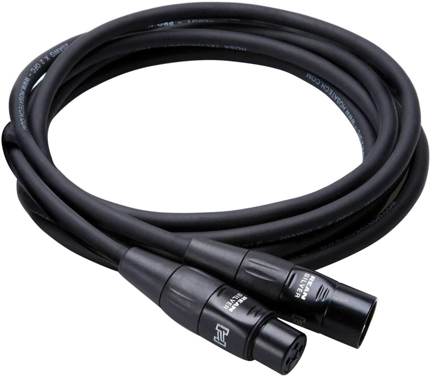 Hosa HMIC-050 50Ft Rean XLR Mic Cable 4-Pack - ProSound and Stage Lighting