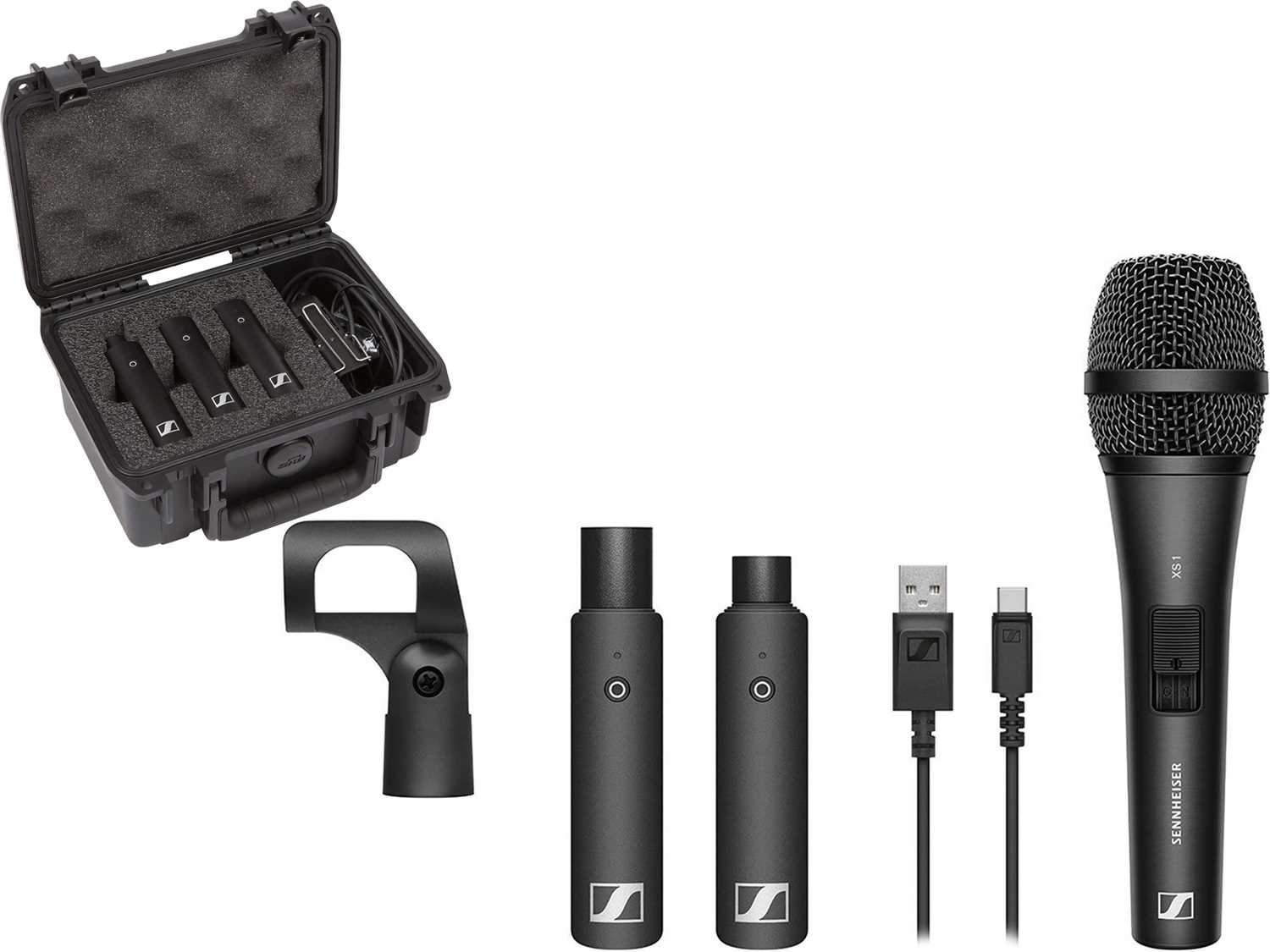 Sennheiser XSW-D Digital Vocal Wireless Mic Set with SKB Case - ProSound and Stage Lighting