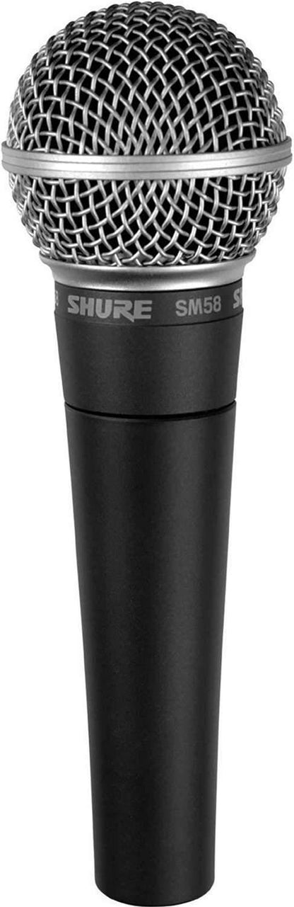 Shure SM58 Cardioid Dynamic Vocal Microphone 4-Pack - ProSound and Stage Lighting