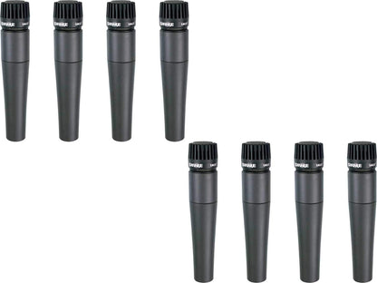 Shure SM57 Cardioid Dynamic Instrument Mic 8-Pack - ProSound and Stage Lighting