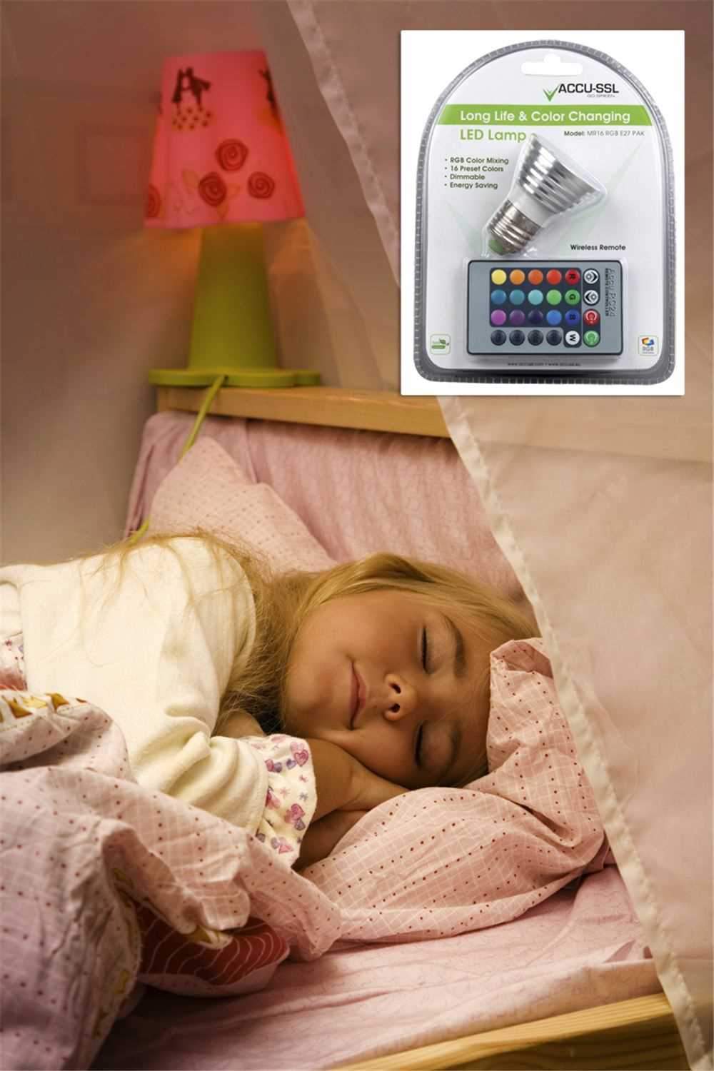 Teen Or Child Led Night Light with Remote-Twin Pack - Solotech