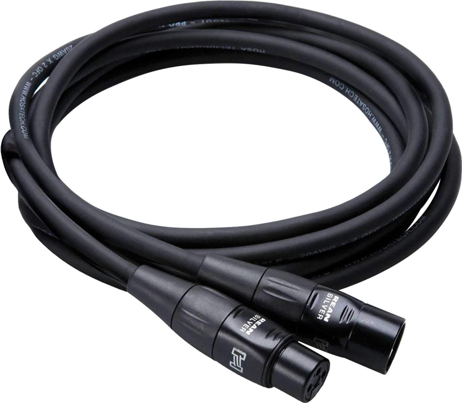 Hosa HMIC-005 5 Ft Rean XLR Mic Cable 10-Pack - ProSound and Stage Lighting