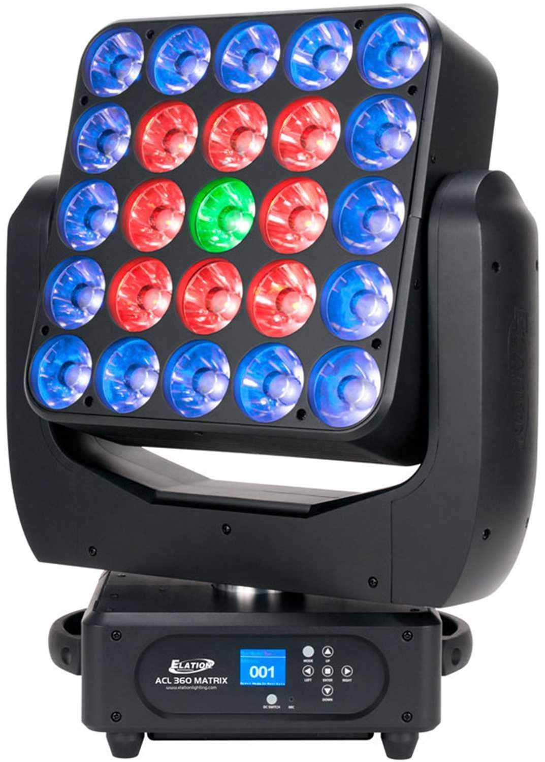 Elation ACL 360 Matrix 25x15w RGBW LED Moving Head Light - Solotech