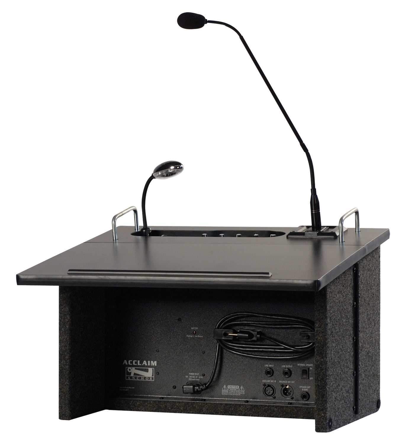 Anchor ACL-7500 Acclaim Lecturn with Gooseneck Mic - Solotech